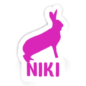 Rabbit Sticker Niki Image