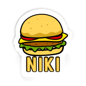 Niki Autocollant Beefburger Image