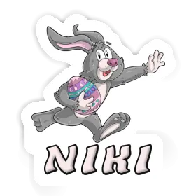 Sticker Niki Rugby rabbit Image