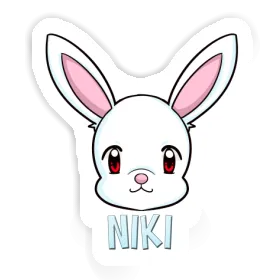 Niki Sticker Hare Image