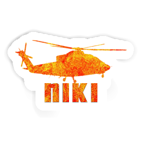 Sticker Niki Helicopter Image