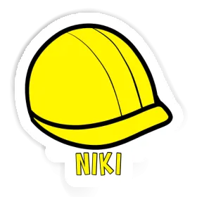 Aufkleber Bauhelm Niki Image