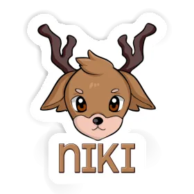 Sticker Niki Deerhead Image