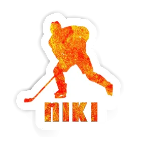 Niki Sticker Eishockeyspieler Image