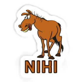 Horse Sticker Niki Image