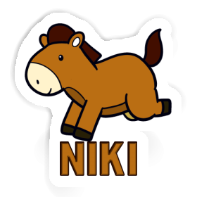 Autocollant Cheval Niki Image