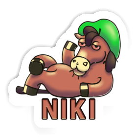 Lying horse Sticker Niki Image