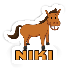 Cheval Autocollant Niki Image