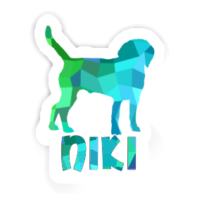 Niki Autocollant Chien Image