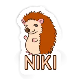 Sticker Hedgehog Niki Image