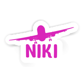 Sticker Airplane Niki Image