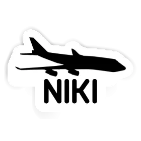 Sticker Jumbo-Jet Niki Image