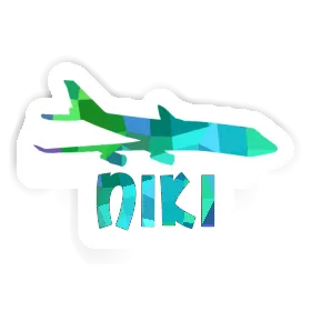 Niki Sticker Jumbo-Jet Image