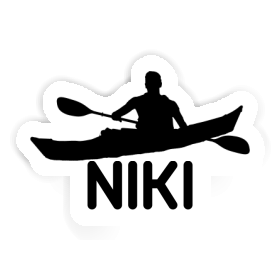 Sticker Kayaker Niki Image