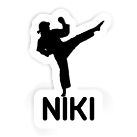 Niki Sticker Karateka Image