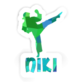 Sticker Karateka Niki Image