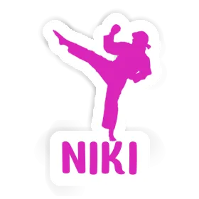 Sticker Karateka Niki Image