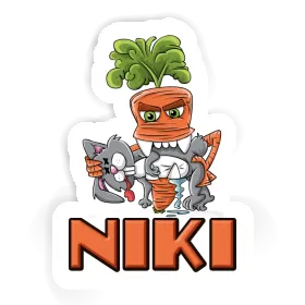 Niki Sticker Monster-Karotte Image