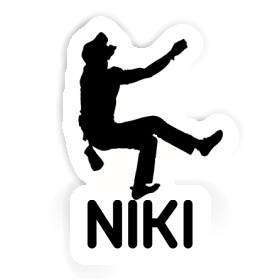 Aufkleber Kletterer Niki Image