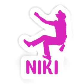 Niki Aufkleber Kletterer Image