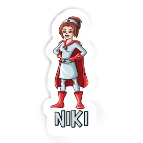 Infirmière Autocollant Niki Image