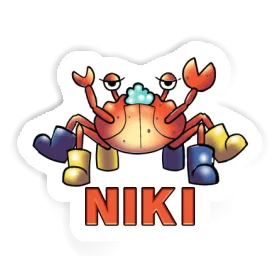 Crab Sticker Niki Image