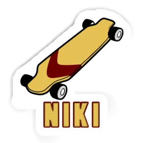 Longboard  Sticker Niki Image