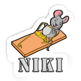 Autocollant Souris Niki Image