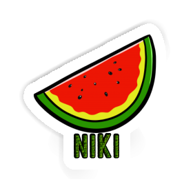 Aufkleber Wassermelone Niki Image