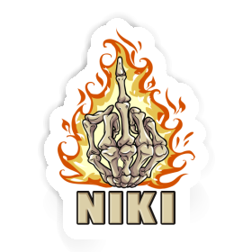 Sticker Niki Middlefinger Image