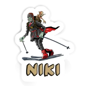 Niki Sticker Telemarker Image