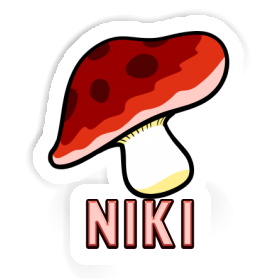 Mushroom Sticker Niki Image