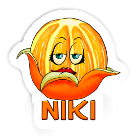 Niki Aufkleber Orange Image