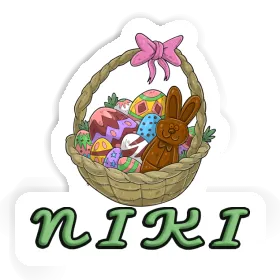 Niki Sticker Easter basket Image