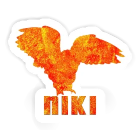 Niki Sticker Owl Image