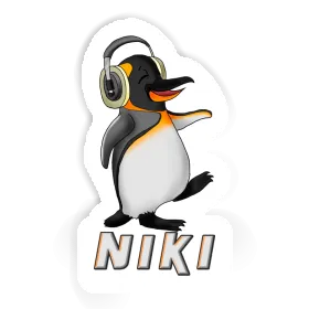 Sticker Music Penguin Niki Image