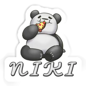 Aufkleber Panda Niki Image