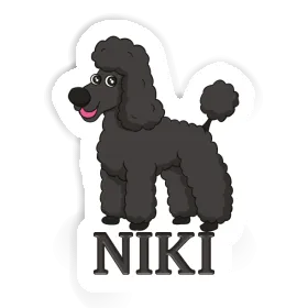 Caniche Autocollant Niki Image