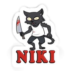 Psycho-Katze Sticker Niki Image