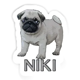 Sticker Pug Niki Image