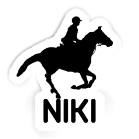 Sticker Horse Rider Niki Image