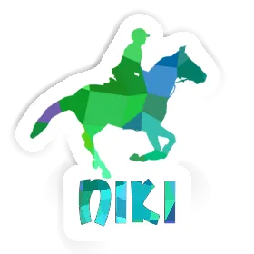 Sticker Niki Horse Rider Image