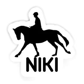 Sticker Niki Horse Rider Image