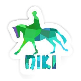 Cavalière Autocollant Niki Image