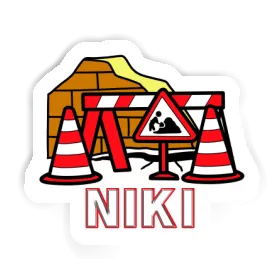 Baustelle Sticker Niki Image