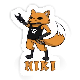 Sticker Rocker Fox Niki Image