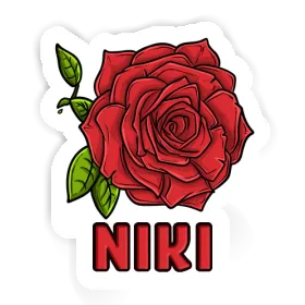 Rose blossom Sticker Niki Image