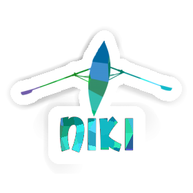 Niki Sticker Rowboat Image