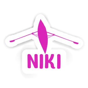 Niki Sticker Rowboat Image