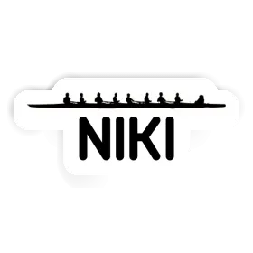 Niki Sticker Rowboat Image